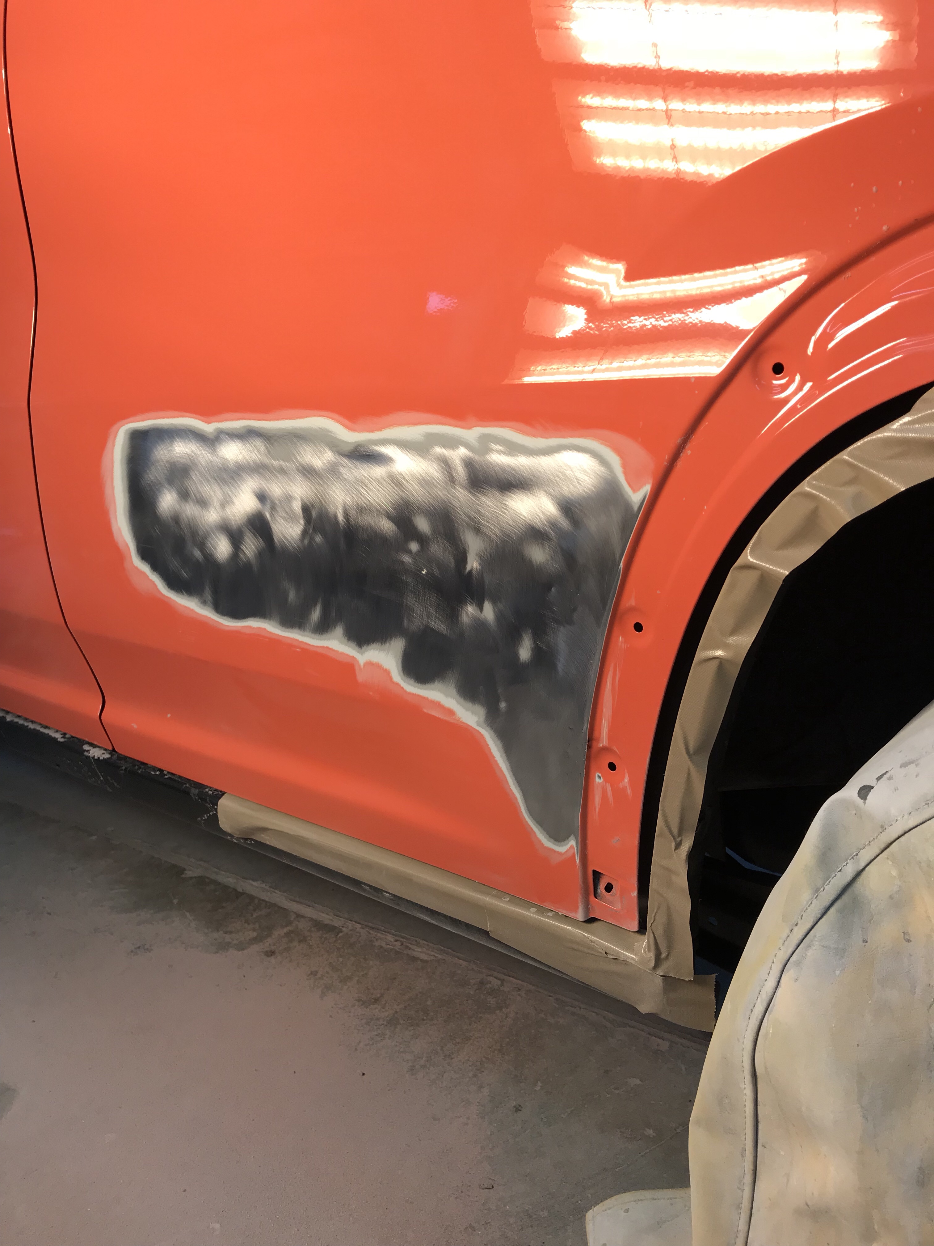 スズキ 新車ハスラー リアドア ヘコミ修理 見積書付き 有限会社小池自動車板金工業所