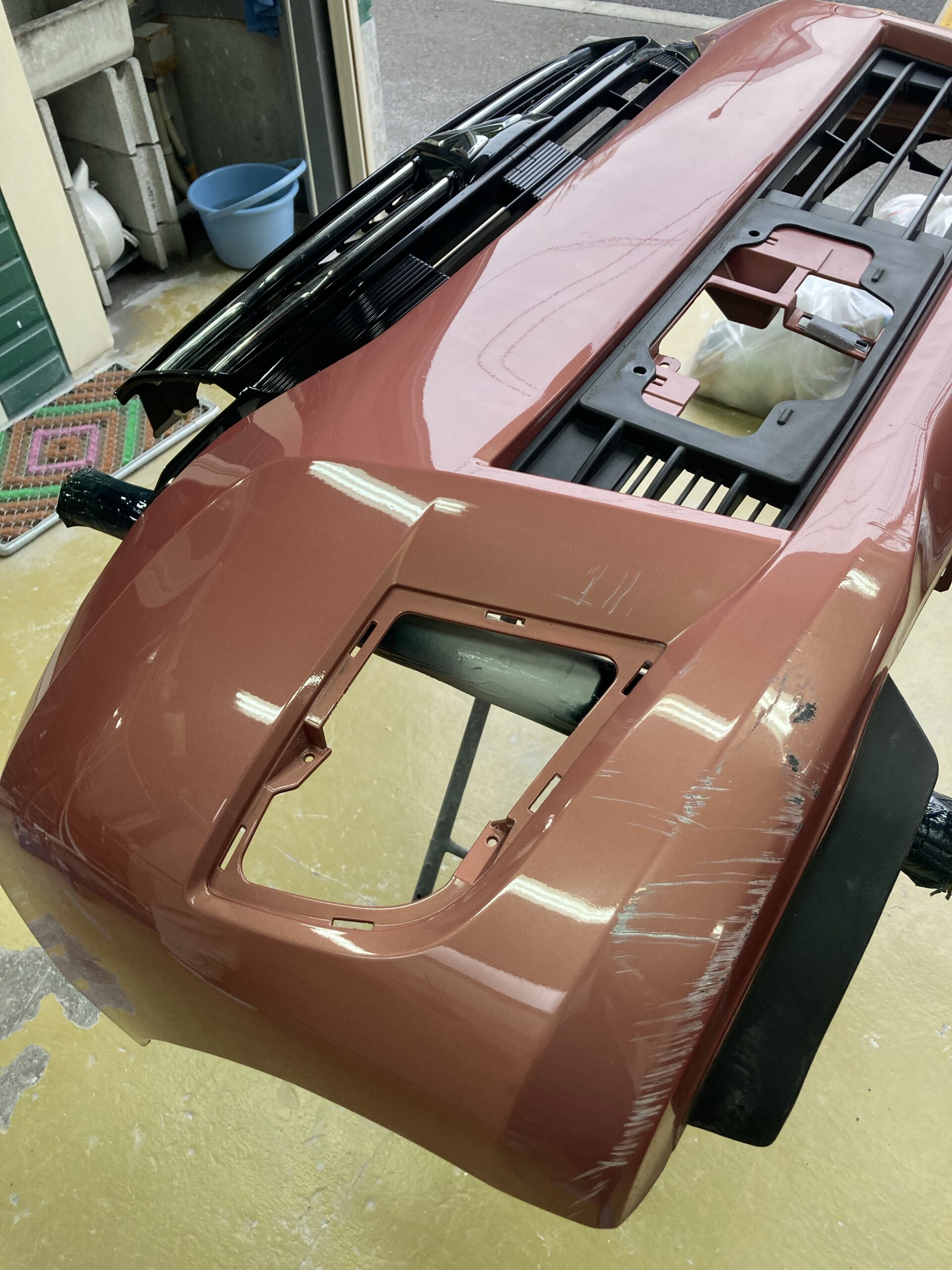 三菱 eKワゴン フロントバンパー リヤバンパー修理 | 有限会社小池自動車板金工業所 - 外装、エアロ
