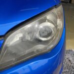スバル　インプレッサ　ヘッドライトクリヤー塗装　エアインテーク修理