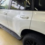 トヨタ　ランドクルーザープラド　リアドア修理